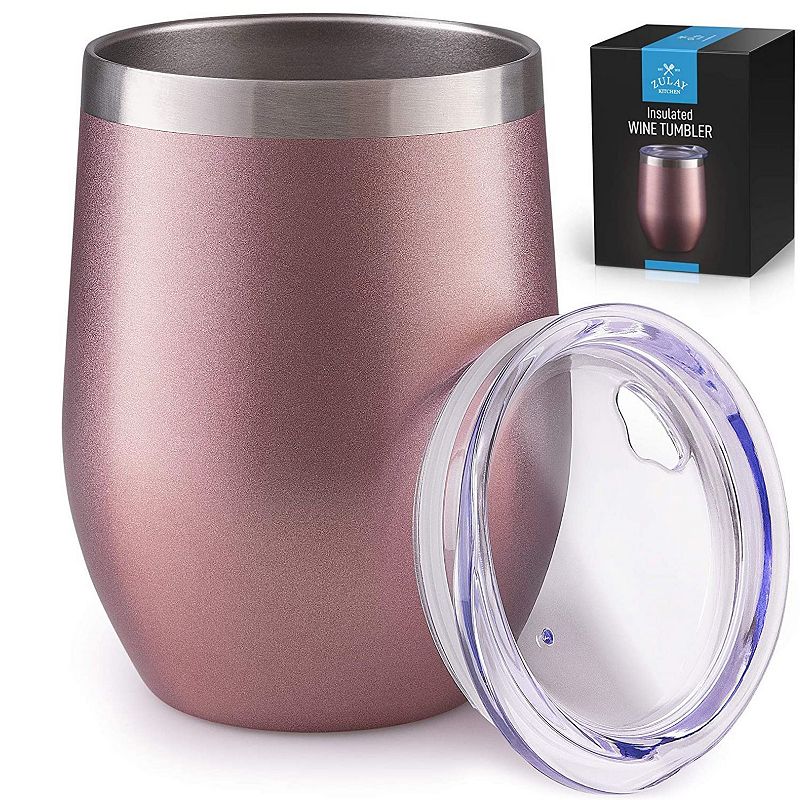 Insulated Wine Tumbler With Lid