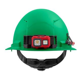 MW BOLT Green Type 1 Class C Front Brim Vented Hard Hat with 4-Point Ratcheting Suspension (10-Pack) 48-73-1206X10