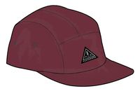 Fixie Recycled 5 Panel Cap - Russet