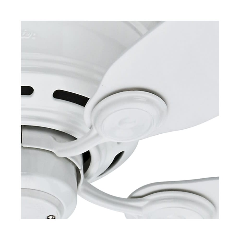 Hunter Low Profile IV Ceiling Fan 42 Indoor White Snow White