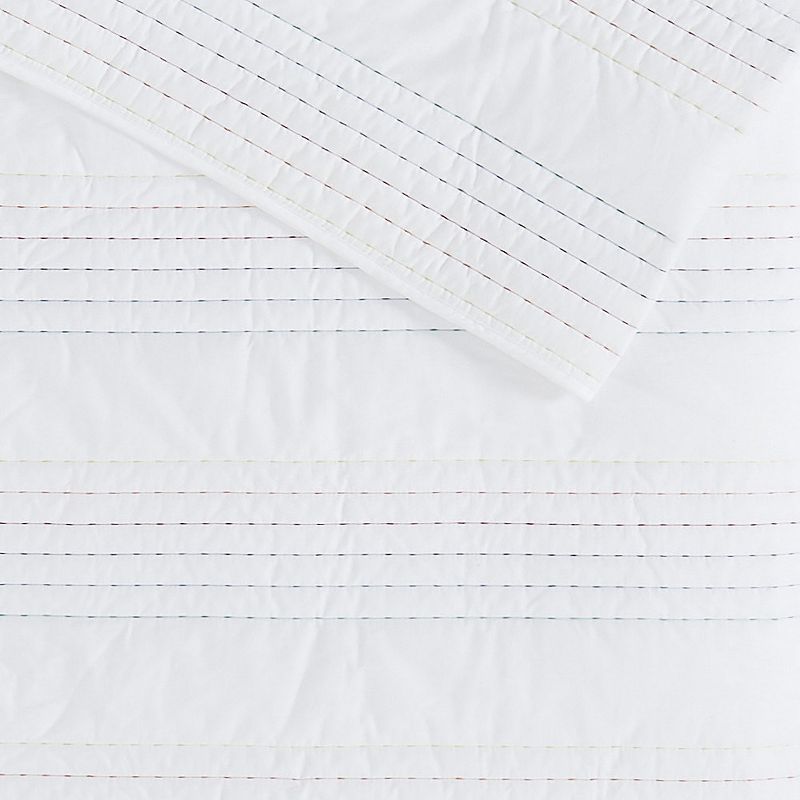 Crayola Pick Stitch White Quilt Set