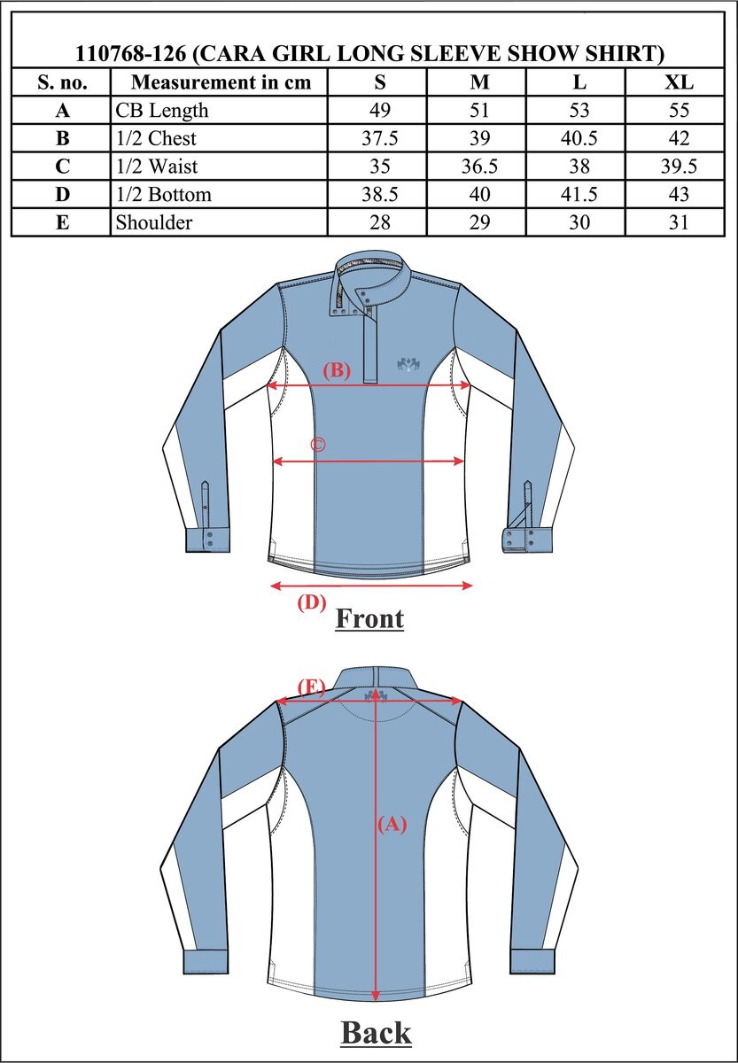 Equine Couture Children's Cara Long Sleeve Show Shirt