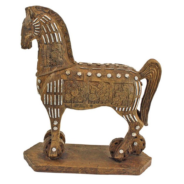 Design Toscano The Legendary Trojan Horse Sculpture