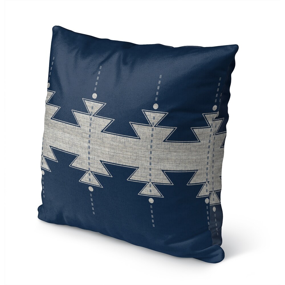 MESA NAVY IndoorOutdoor Pillow By Kavka Designs