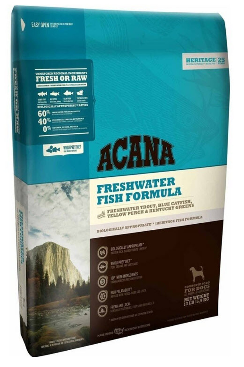 Acana Heritage Freshwater Fish Grain Free Dog Food