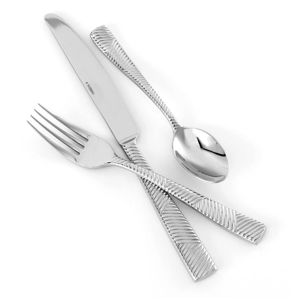 Oneida Cheviot 1810 Stainless Steel Dinner Forks (Set of 12) T389FDNF