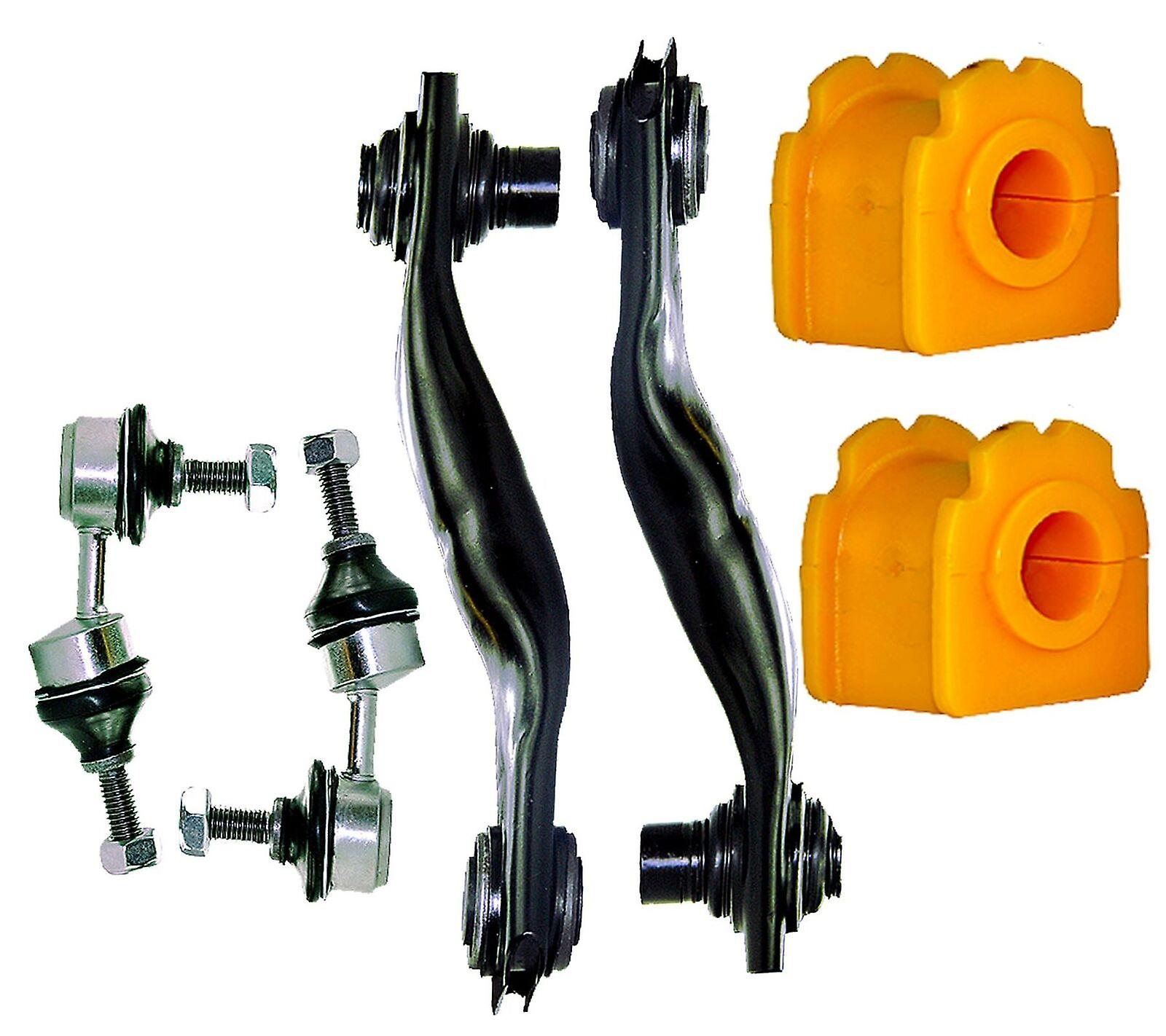 Rear Control Arms + Drop Links + Antil Roll Bar Poly Bushes KIT For Jaguar X-Type