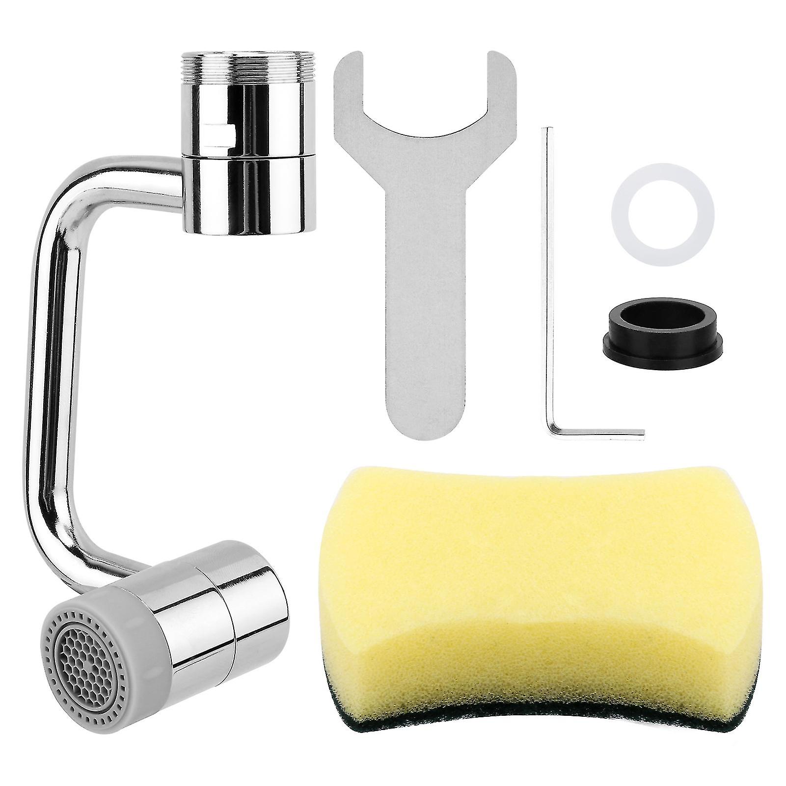 1080 Degree Two Outlet Modes Scrub Sponge Faucet Extender Set Universal Rotating