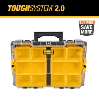 DW TOUGHSYSTEM 2.0 10-Compartment Deep Small Parts Organizer DWST08040