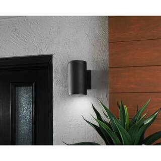 Home Decorators Collection Rodham Black LED Outdoor Wall Lantern Sconce IZC1691L-2