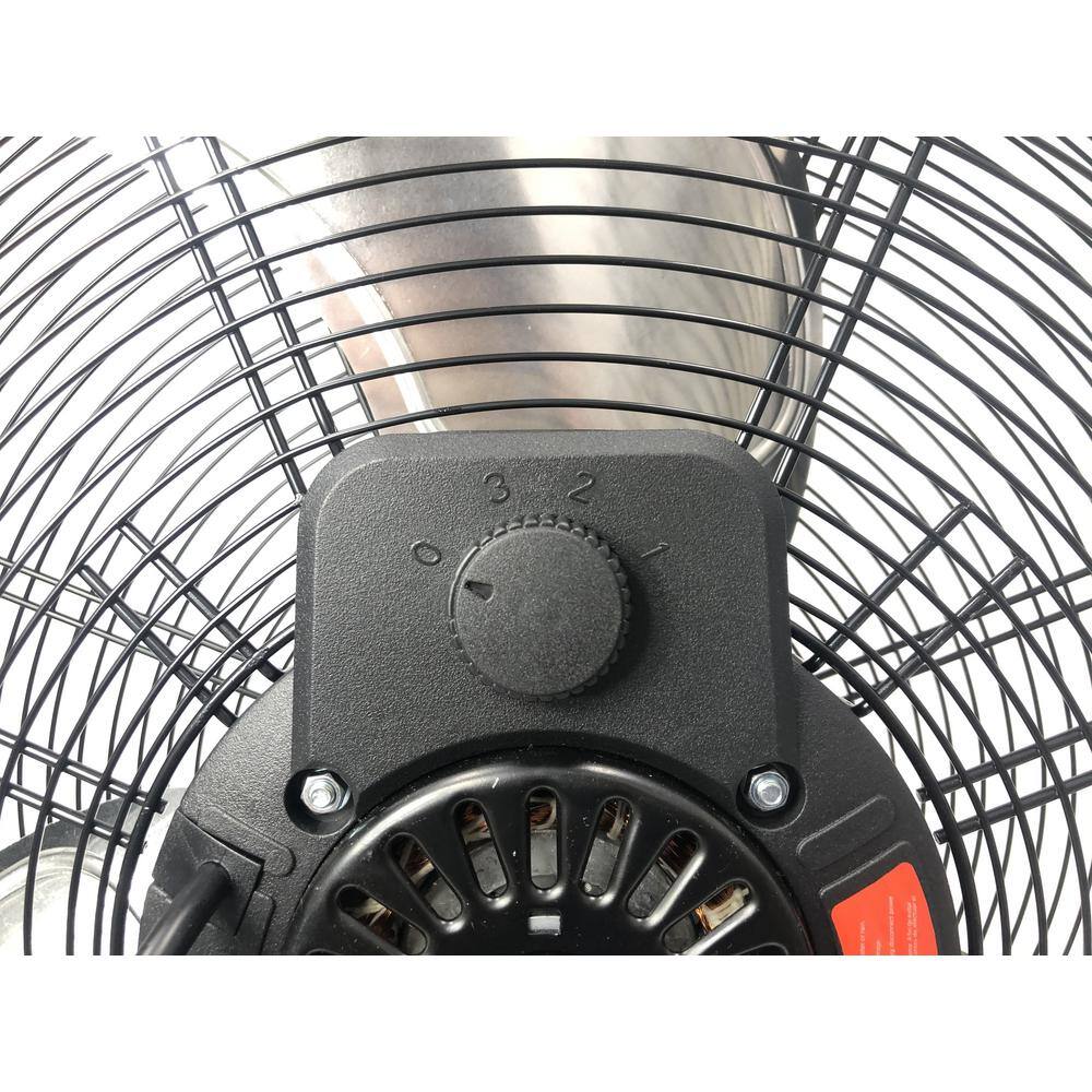 Commercial Electric 20 in. 3-Speed High Velocity Shroud Floor Fan SFD1-500B-3