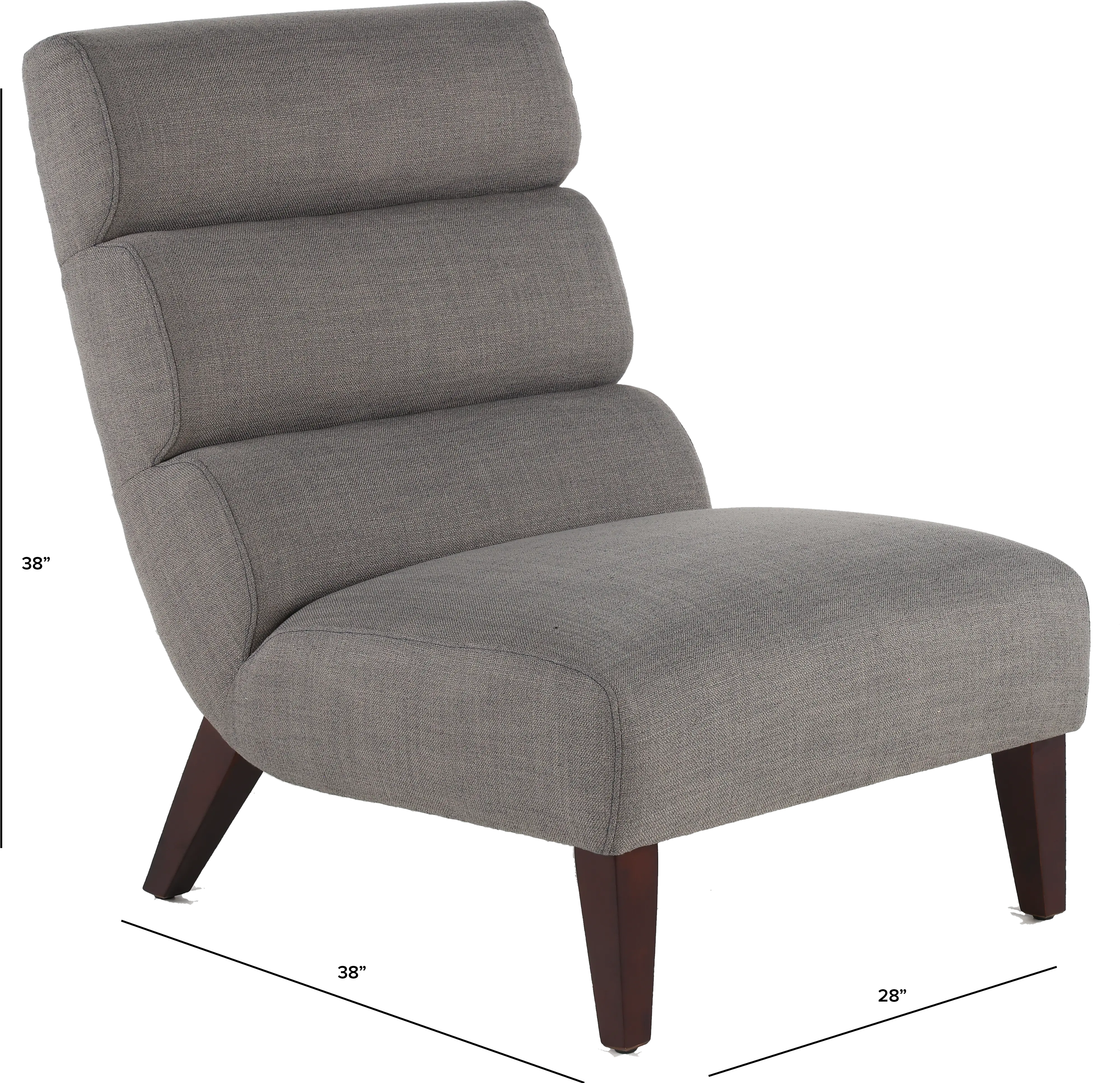 Effie Smoke Gray Accent Chair