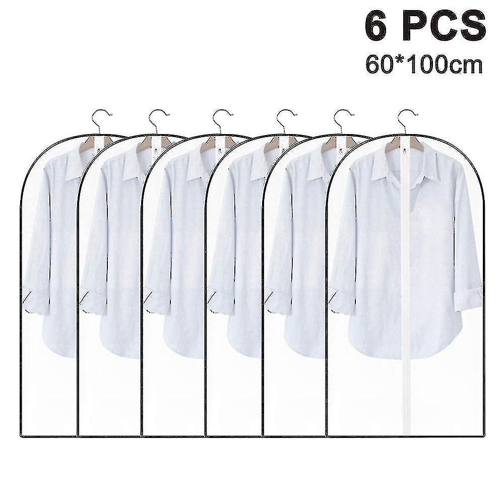 Garment Bag 6 Pieces (60x100cm) Garment Cover Suit Cover - Long Term