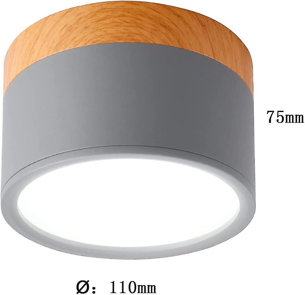 Round Surface Mounted Ceiling Led Scrub Ceiling 12w 108mm 6000k