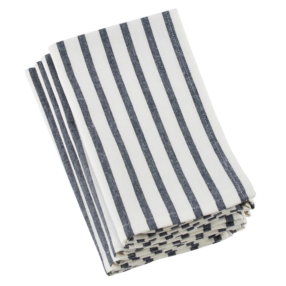 Cheerful Striped Cotton Napkins (Set of 4)