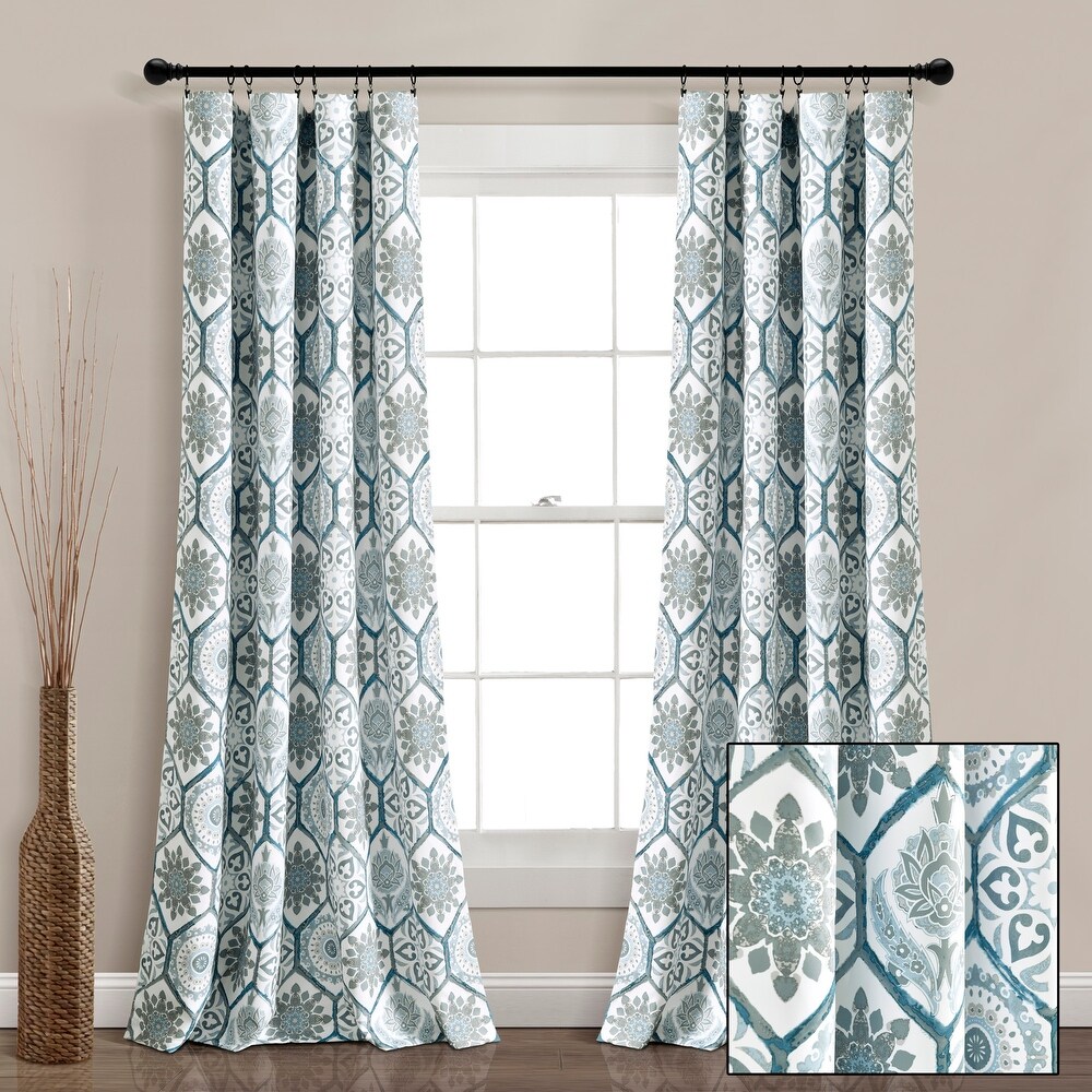 Lush Decor Marvel Room Darkening Window Curtain Panel Pair