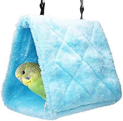 Yoitea Plush Pet Bird Hut Nest Hammock Hanging Cage Warm Nest Happy Snuggle Cave Tent