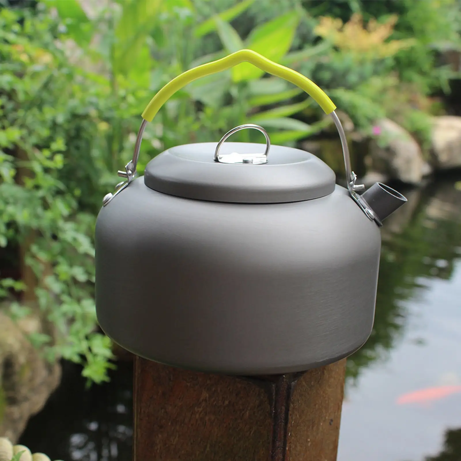 NPOT Camping Kettle Outdoor Coffee Pot Teapot Water Pot for Hiking Picnic Cooking