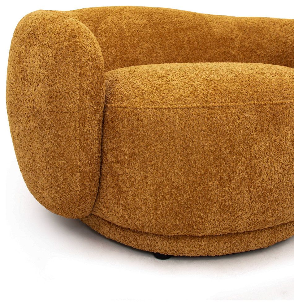 Divani Casa Andrew Modern Orange Fabric Sofa Set   Modern   Living Room Furniture Sets   by Vig Furniture Inc.  Houzz