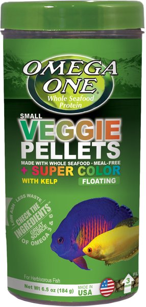 Omega One Super Veggie Kelp Pellets Floating Algae Grazers Fish Food