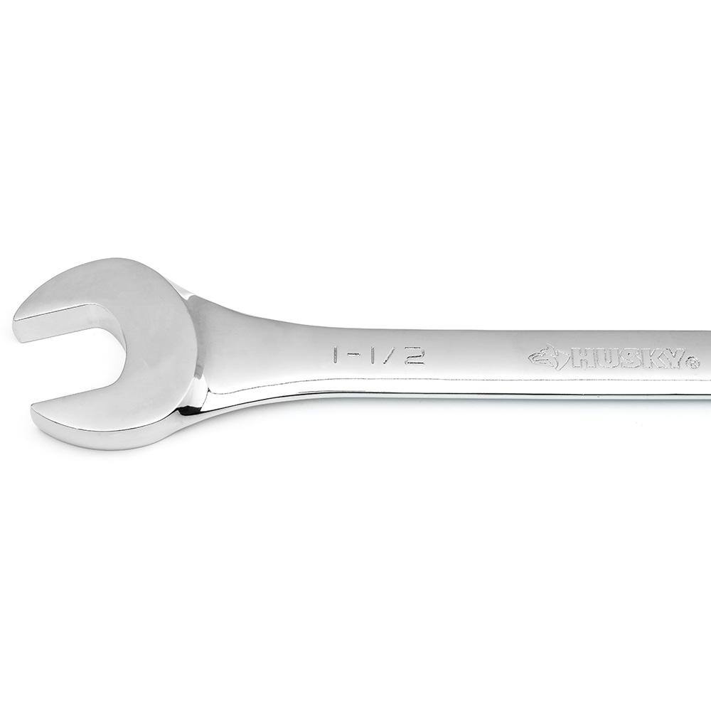 Husky 1-12 in. 12-Point SAE Full Polish Combination Wrench HCW1I12