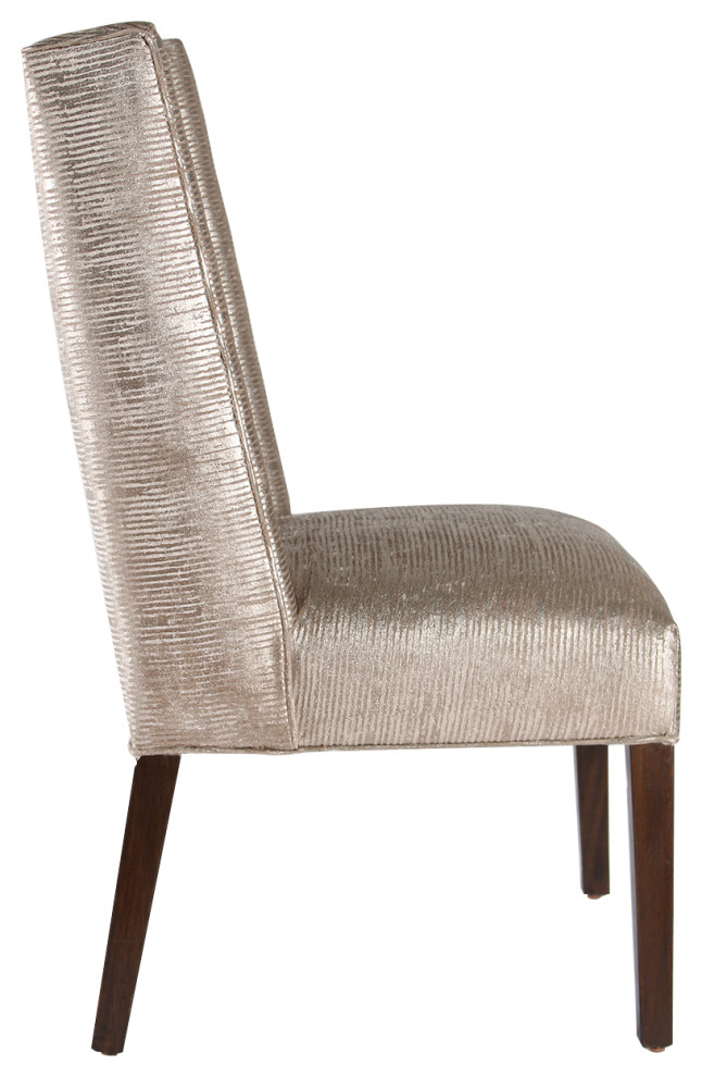 Dining Chair Juliette  Base Metal   Transitional   Dining Chairs   by Sideboards and Things  Houzz