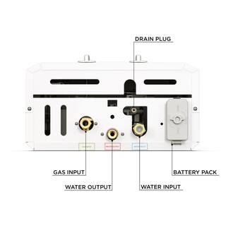 Eccotemp L10 3.0 GPM Portable Outdoor Tankless Water Heater w EccoFlo Diaphragm 12V Pump Strainer  Shower Set L10-PSSET