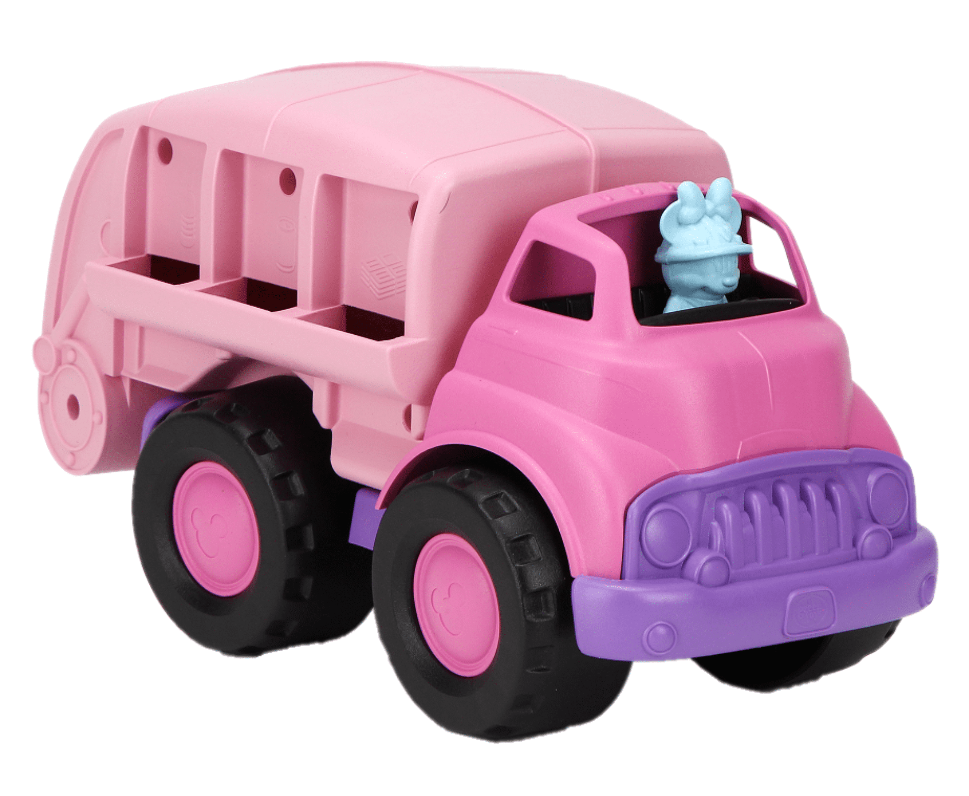 Green Toys Disney Minnie Mouse Pink Recycling Play Vehicle Truck， 100% Recycled Plastic