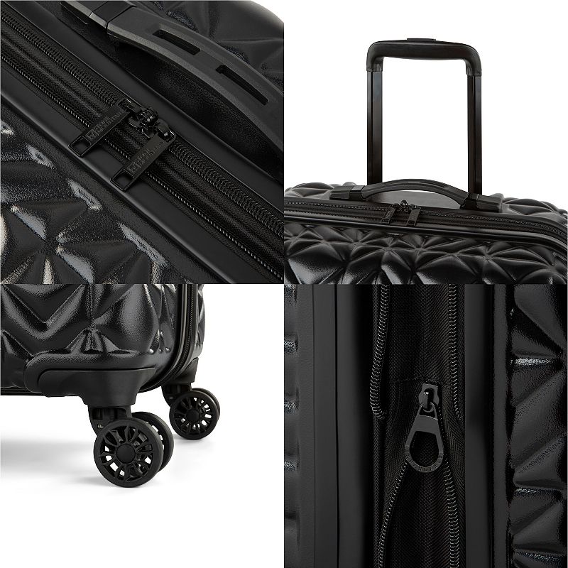 Stone Mountain Quilted 3-Piece Hardside Spinner Luggage Set