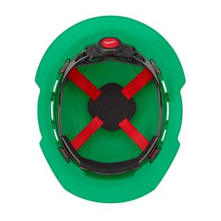 MW BOLT Green Type 1 Class C Full Brim Vented Hard Hat with 4 Point Ratcheting Suspension 48-73-1207