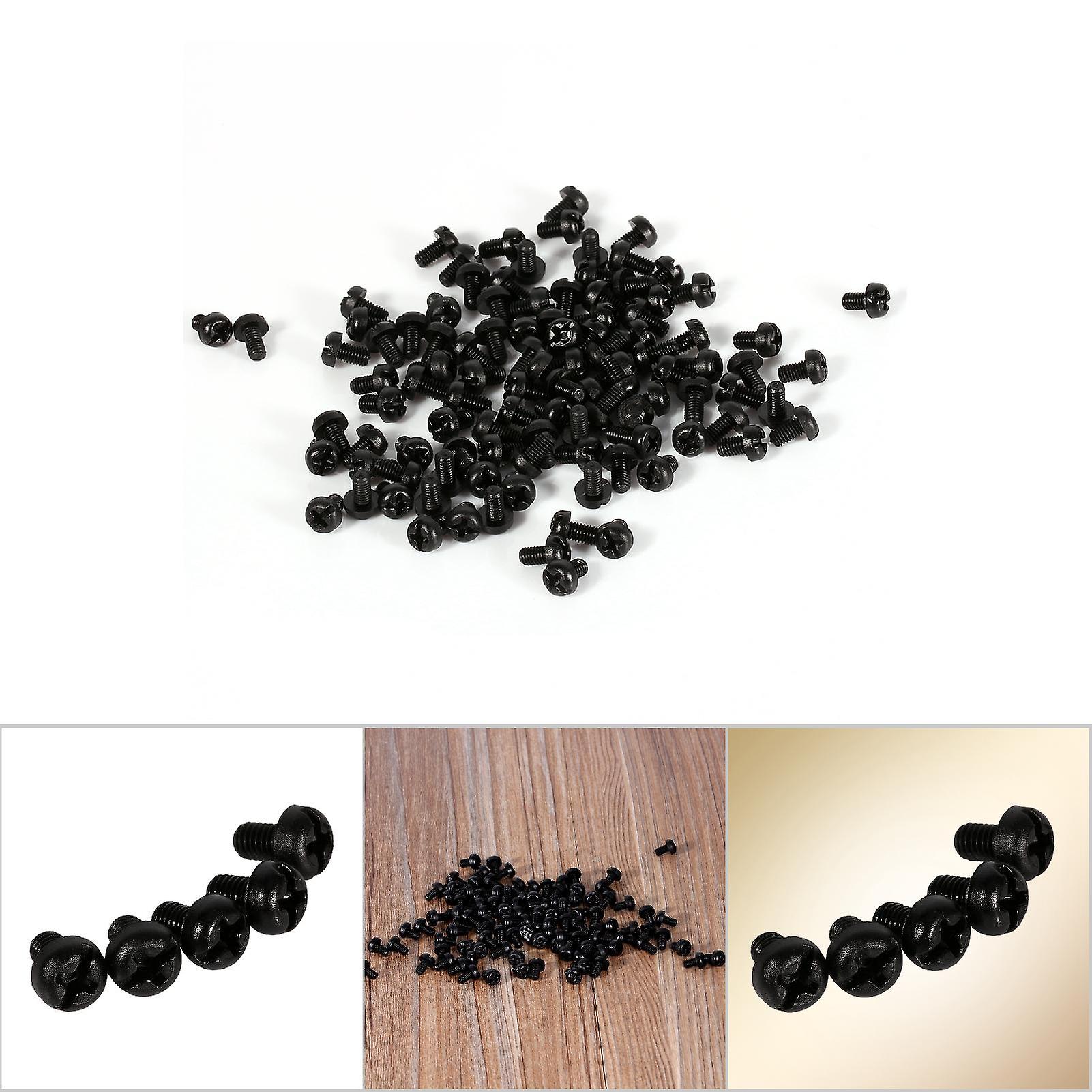 100 Pack M2 M3 M4 Nylon Hex Spacers Plastic Nylon Hex Male-female/female Spacer Round Head Screw Nut