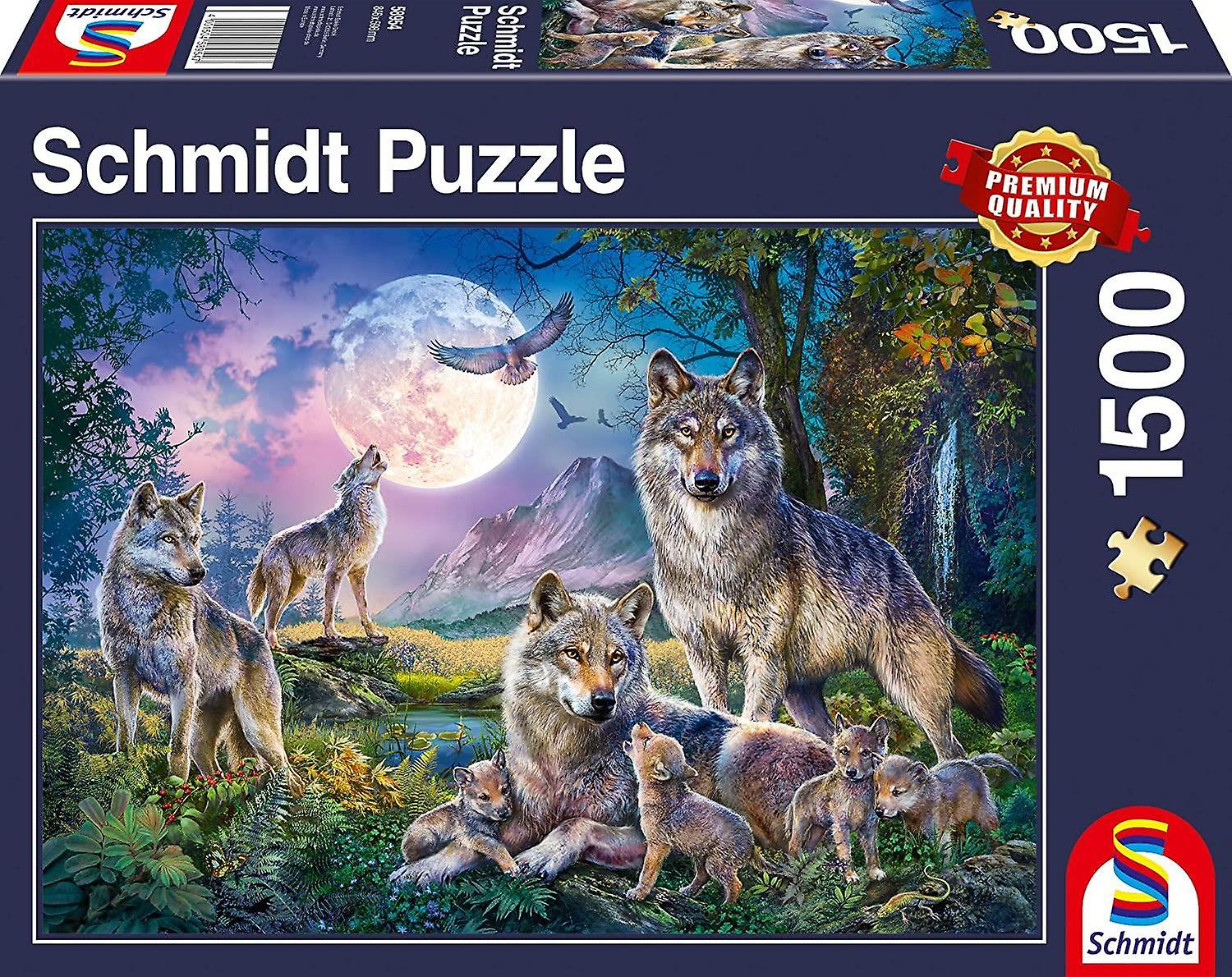 Schmidt Wolf Pack Jigsaw Puzzle (1500 Pieces)