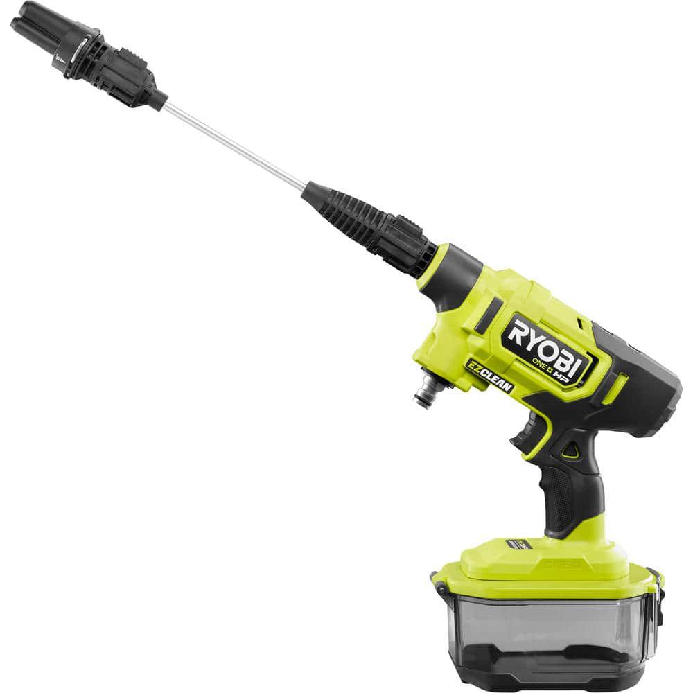 RYOBI ONE HP 18V Brushless EZClean 600 PSI 07 GPM Cordless Battery Cold Water Power Cleaner with 40 Ah Battery and Charger