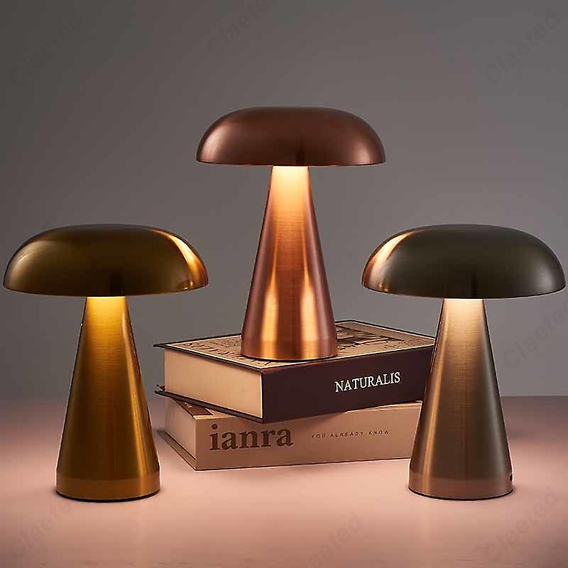 Led Table Lamps Touch Dimming Rechargeable Restaurant Bedside Decor Dimmable Bedroom Decoration Nightlights