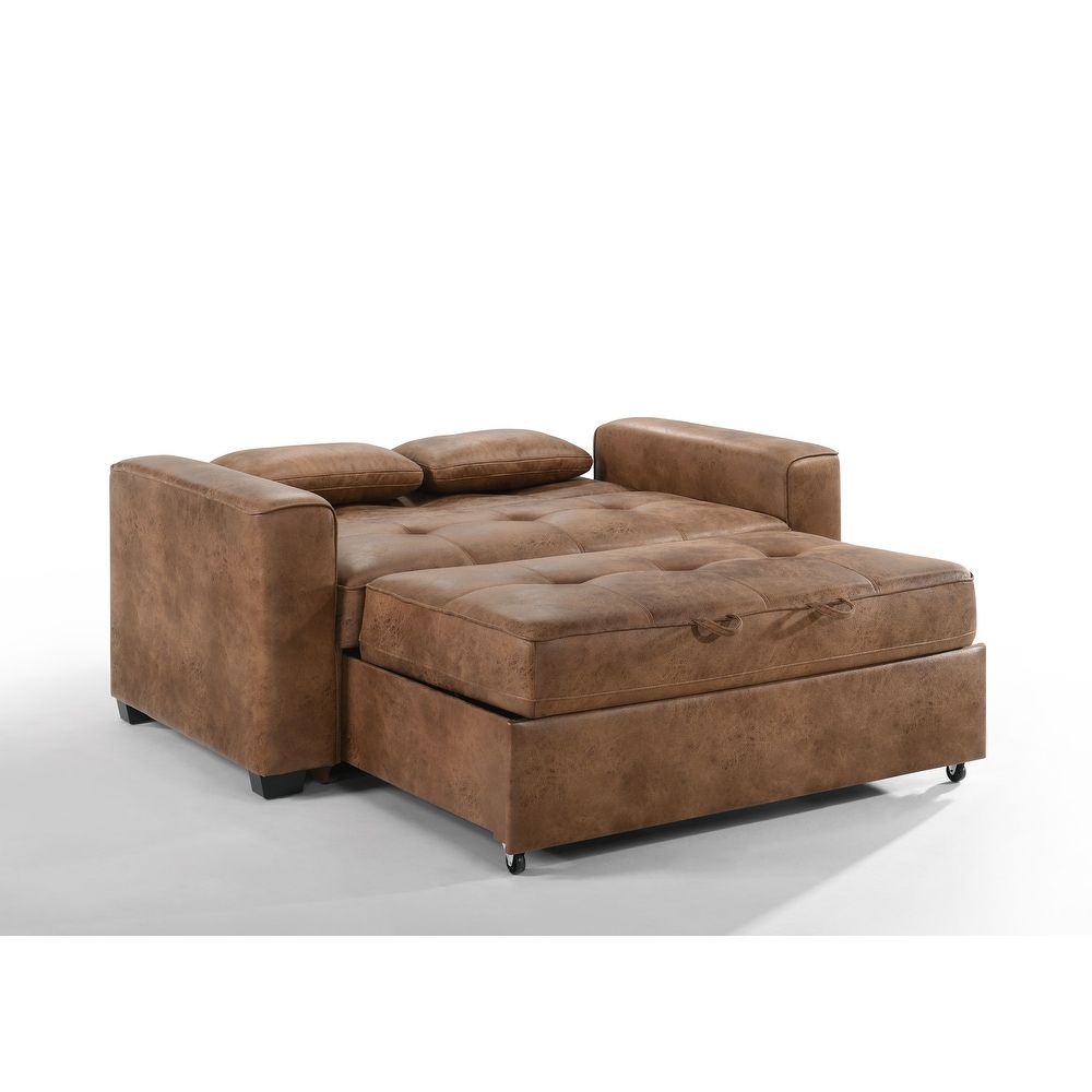 Brooklyn Sofa Sleeper   Cognac