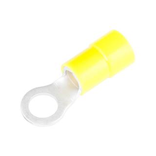 Gardner Bender 12 - 10 AWG #12 - 14 Stud Size Vinyl-Insulated Ring Terminals Yellow (15-Pack) 15-107