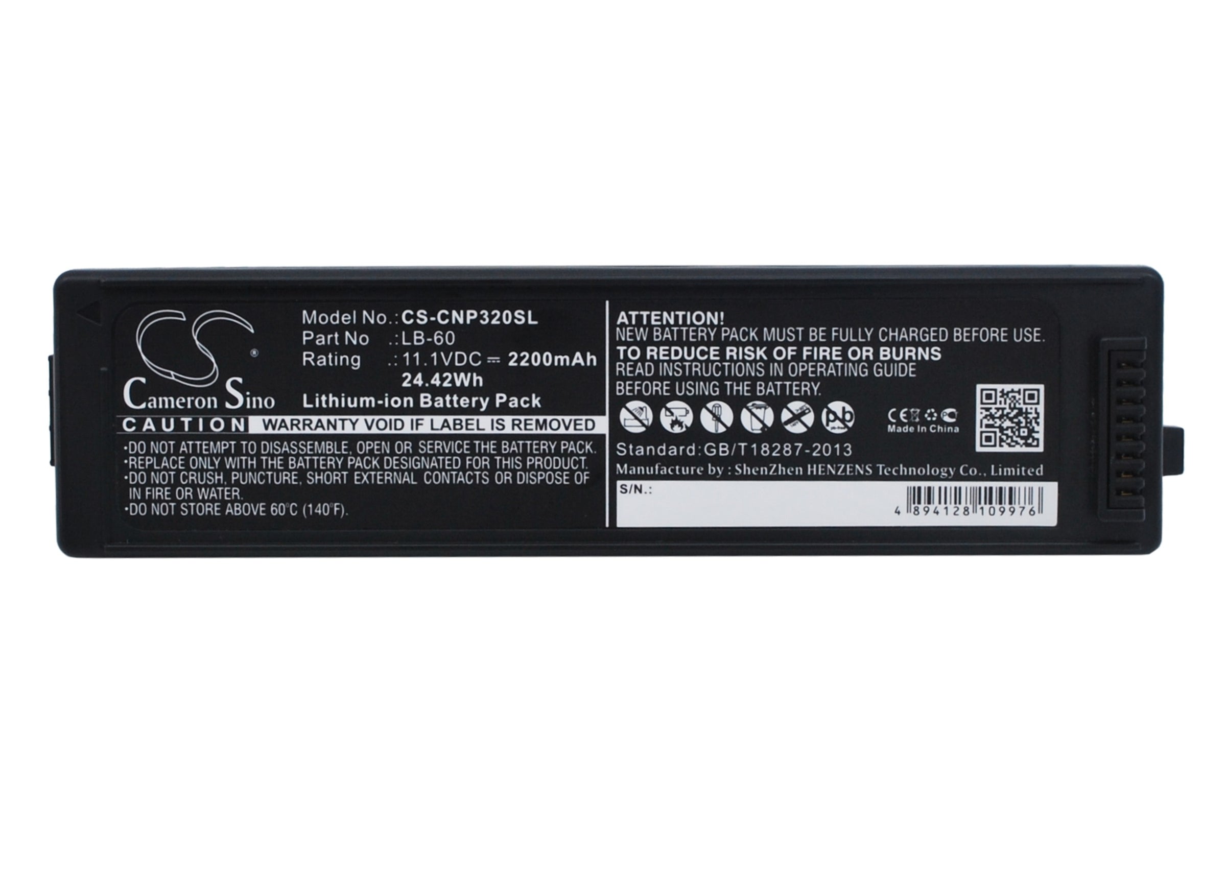 Canon LK62 PIXMA i260 PIXMA i320 PIXMA iP100 PIXM Replacement Battery BatteryClerkcom Printer