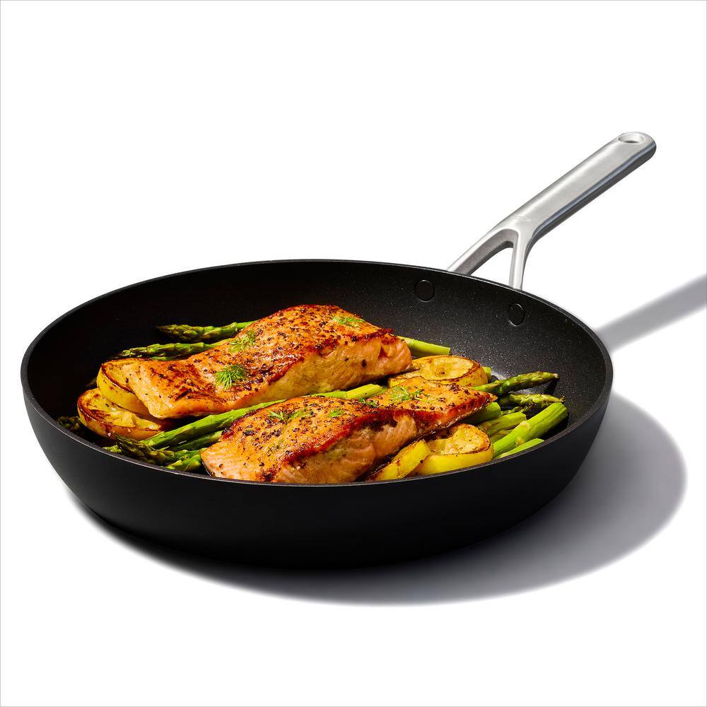 OXO Ceramic Professional 12 in. Aluminum Ceramic Nonstick Hard Anodized Frying Pan Skillet CC004742-001