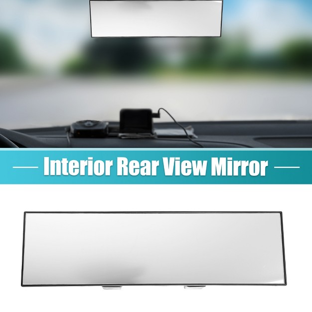 240mm Interior Rear View Mirror Fit Wide Angle Panoramic Clear Flat Surface