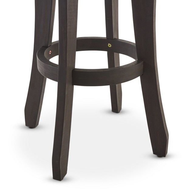 Pike Set Of 4 Acacia Barstool Dark Gray Christopher Knight Home