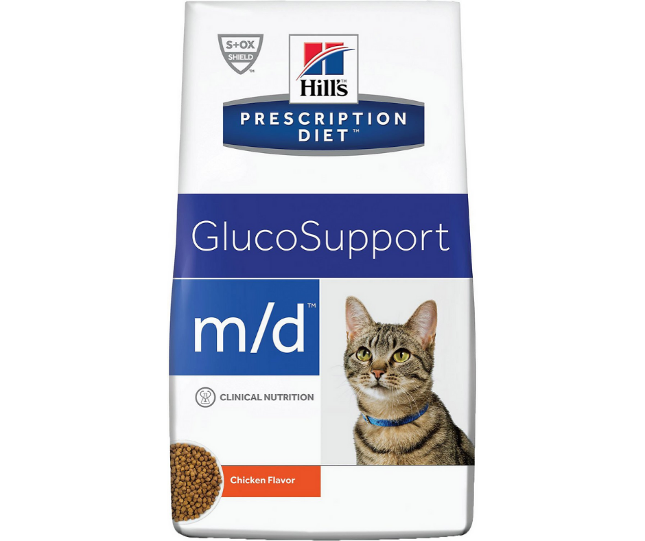 Hill's Prescription Diet - m/d GlucoSupport Feline Chicken Dry Cat Foo