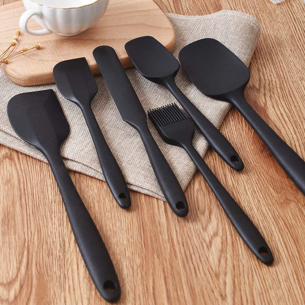 Spatula, Silicone Spatula Set, Rubber Spatula, Food Grade spatulas for nonstick cookware, Kitchen Utensils for Baking, Cooking, and Mixing High Heat Resistant Non Stick Dishwasher Safe BPA