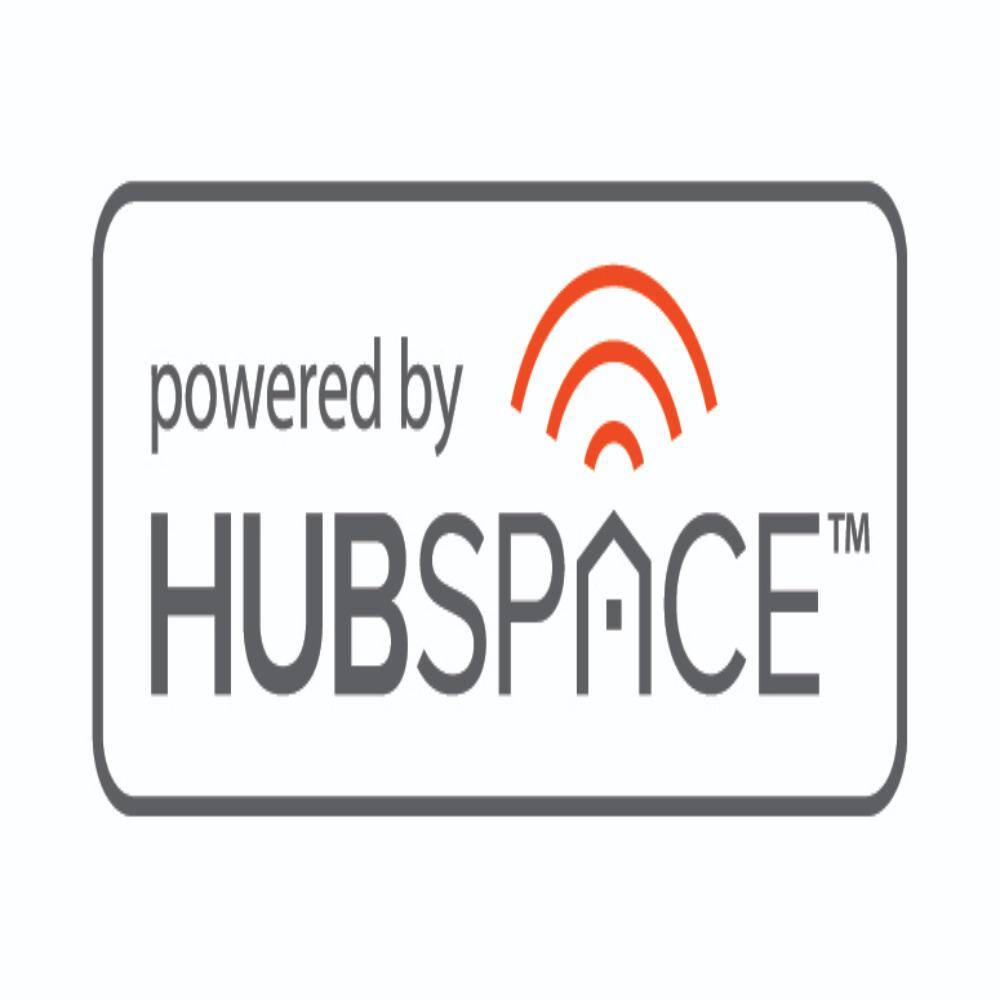 Defiant Square Satin Nickel Smart Wi-Fi Deadbolt Powered by Hubspace HSGC9X2D01AJ