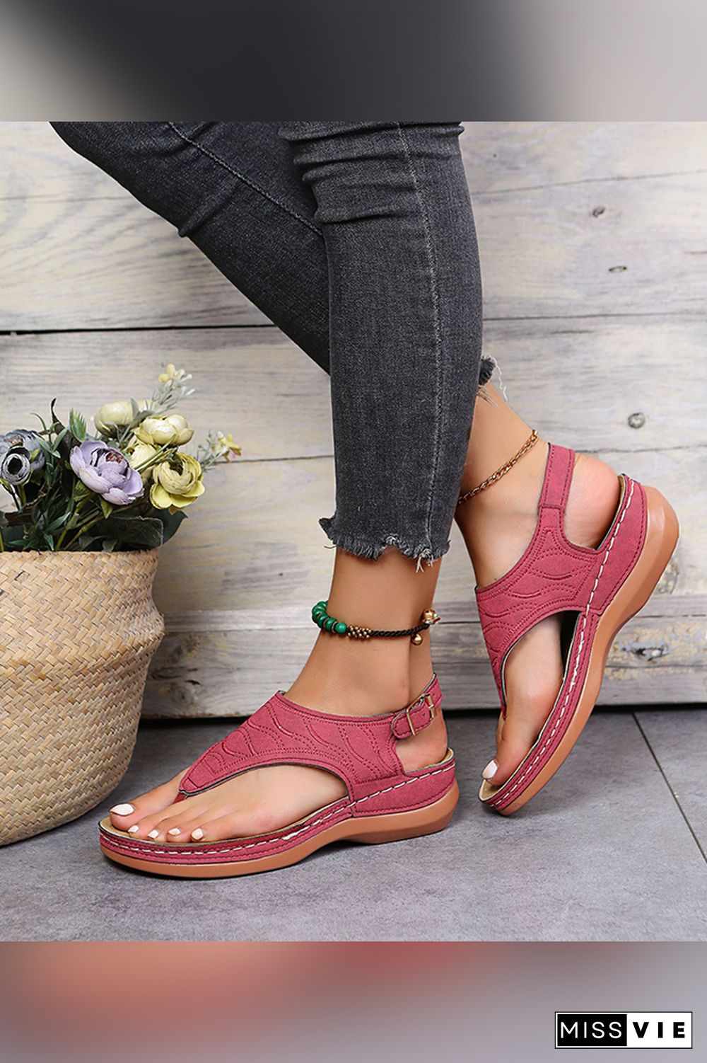 Summer Women Sandals With Buckle Wholesale