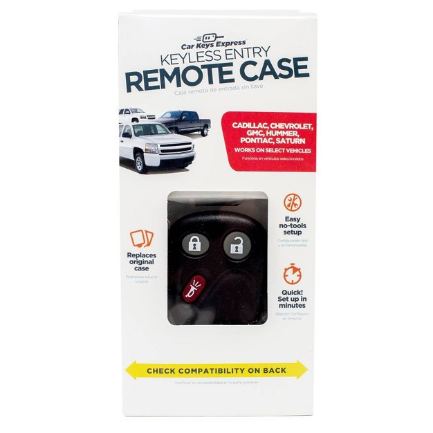 Car Keys Express Gm Keyless Entry Remote Case Gmrb 30re