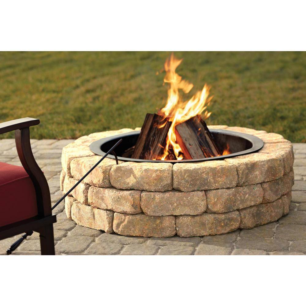 Oldcastle Mini Beltis 3 in. H x 8 in. W x 4 in. D Avondale Concrete Retaining Wall Block 16253136