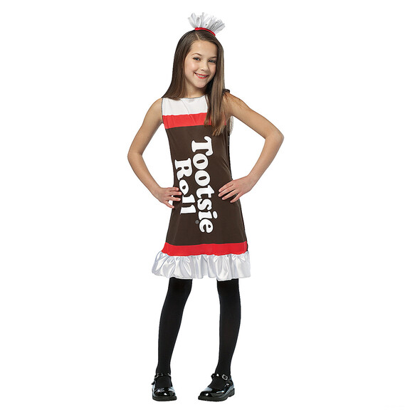 Morris Costumes Girl's Tootsie Roll Tank Dress Cos...