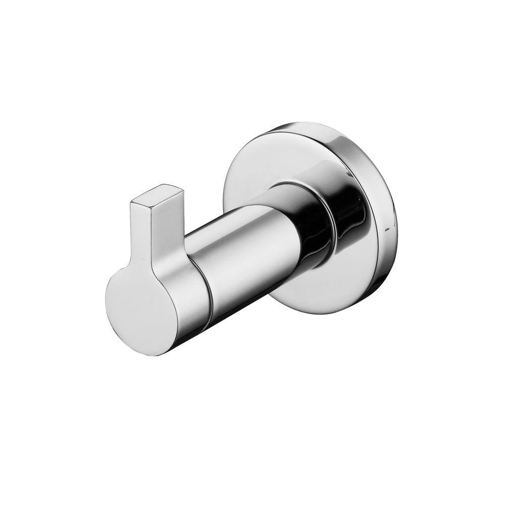 Glacier Bay Modern Single Robe Hook in Chrome 20154-0301