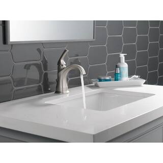 Delta Portwood Single Hole Single-Handle Bathroom Faucet in SpotShield Brushed Nickel 15770LF-SP