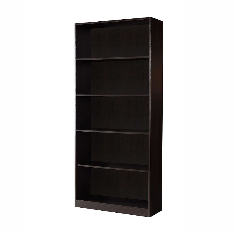 FC Design  Red Cocoa Bookcase Cabinet with 5 Shelves